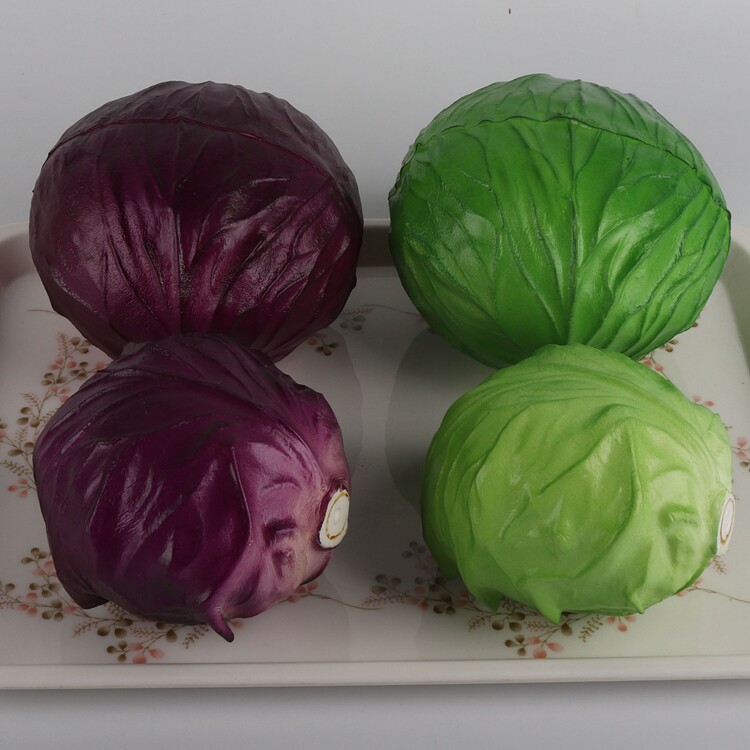 包邮仿真大包菜蔬菜模型椰菜橱柜装饰厨房家居摆件甘蓝拍摄道具