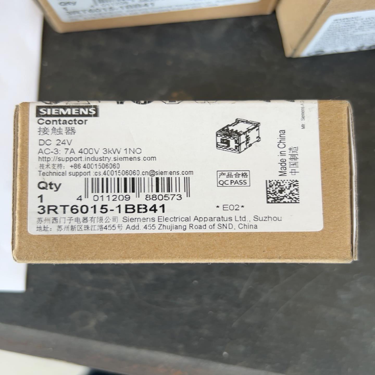 接触器3RT6015-1BB418个询价