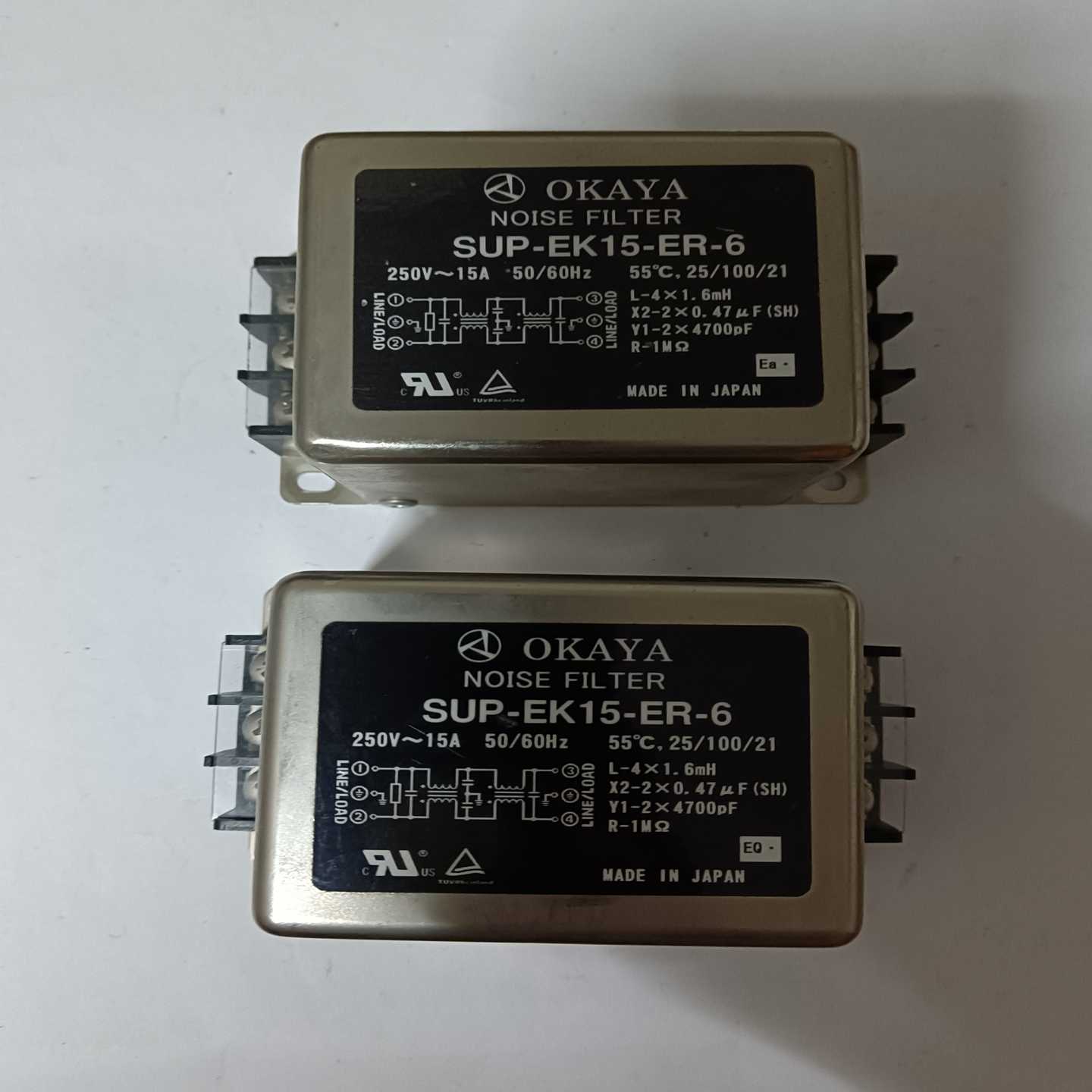 日本进口滤波器OKAYA 250V15A  SUP-EK15--议价商品