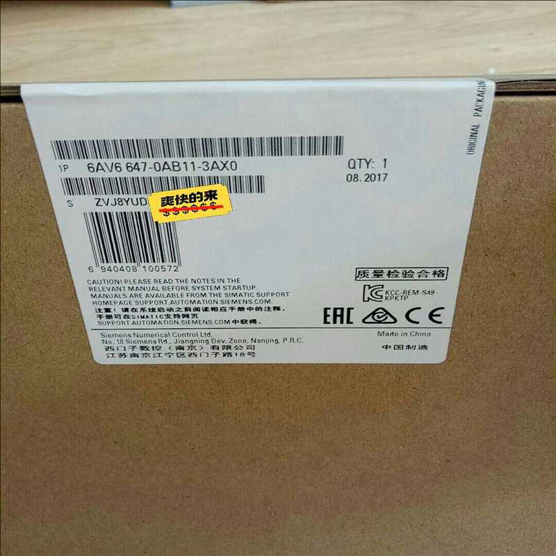 6AV6647-0AB11-3AX0全新原装正品（崽载电子）