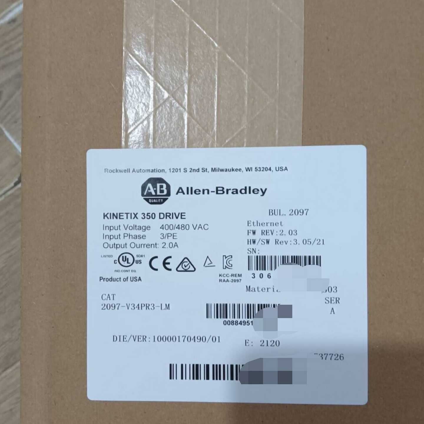 2097-V34PR3-LM 罗克韦尔现货库存一议价商品