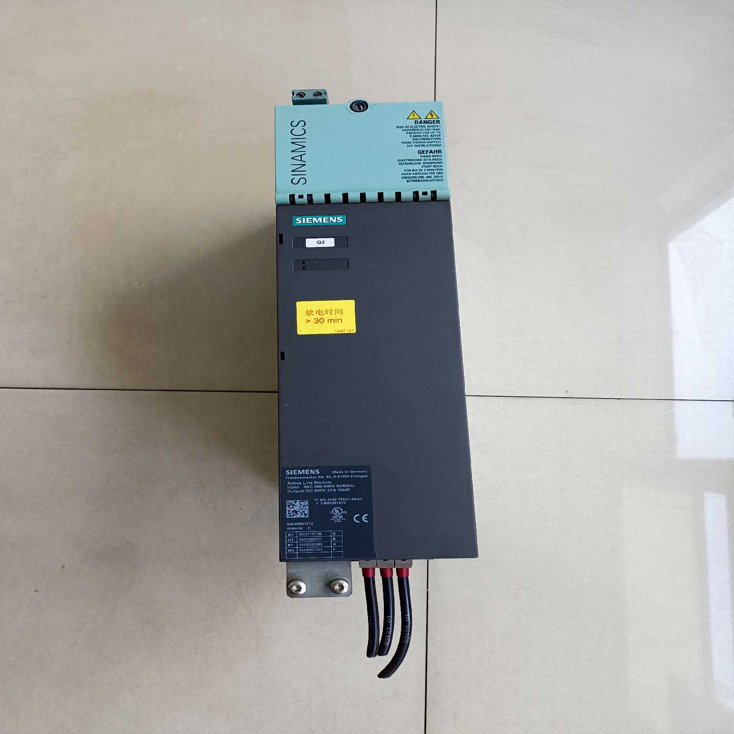 6SL3130-7TE21-6AA3西门子电源，工厂剪线拆机~议价