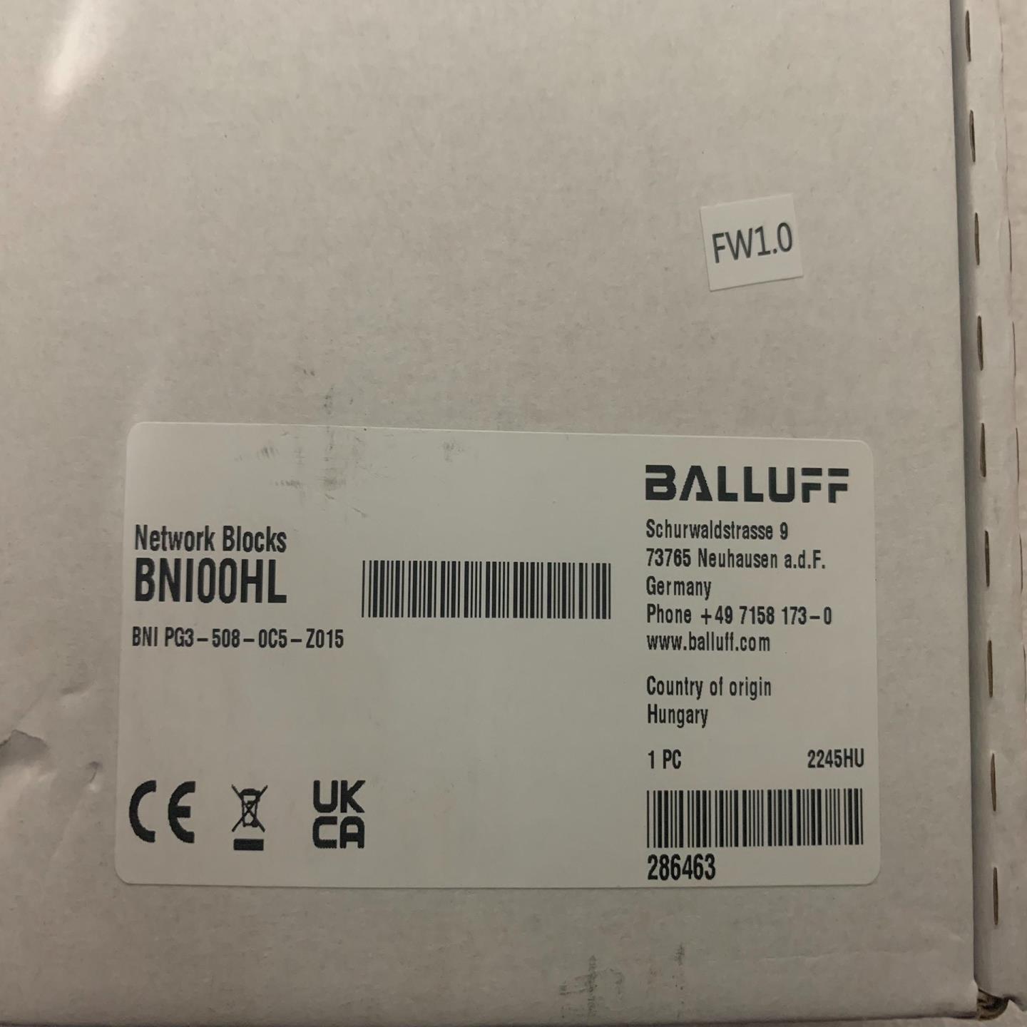 全新BNI00HL巴鲁夫BNI PG3-508-0C5-Z0（崽载电子）