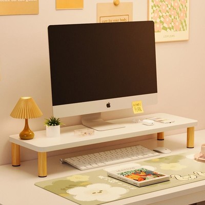 显示器增高架电脑支架台式笔记本垫高底座办公室桌面收纳架子