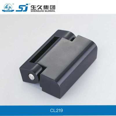 生久柜锁CL219-1R-2R-3R带阻尼 黑色铰链 锌合金合页配电箱柜