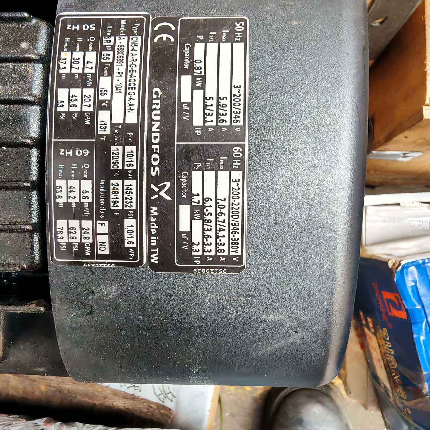 870W格兰富成色新，电压380V有需要的联系我价格便宜【鑫鑫商