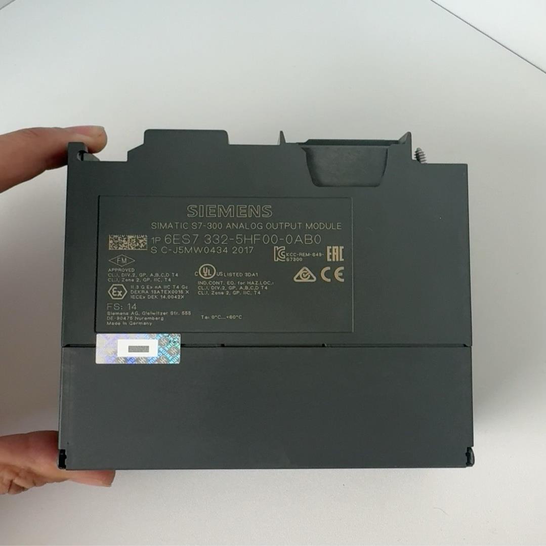 17年西门子332-5HF00模拟量输出模块，9新橙色，S7-询价客服