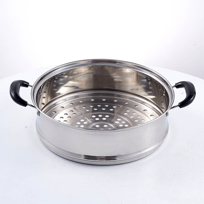 凹口蒸笼加厚加高不锈钢蒸笼蒸格笼屉多用锅蒸锅笼16cm-36cm