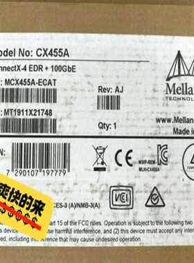 Mellanox CX455A EDR 100GB MCX4【侨报商行】