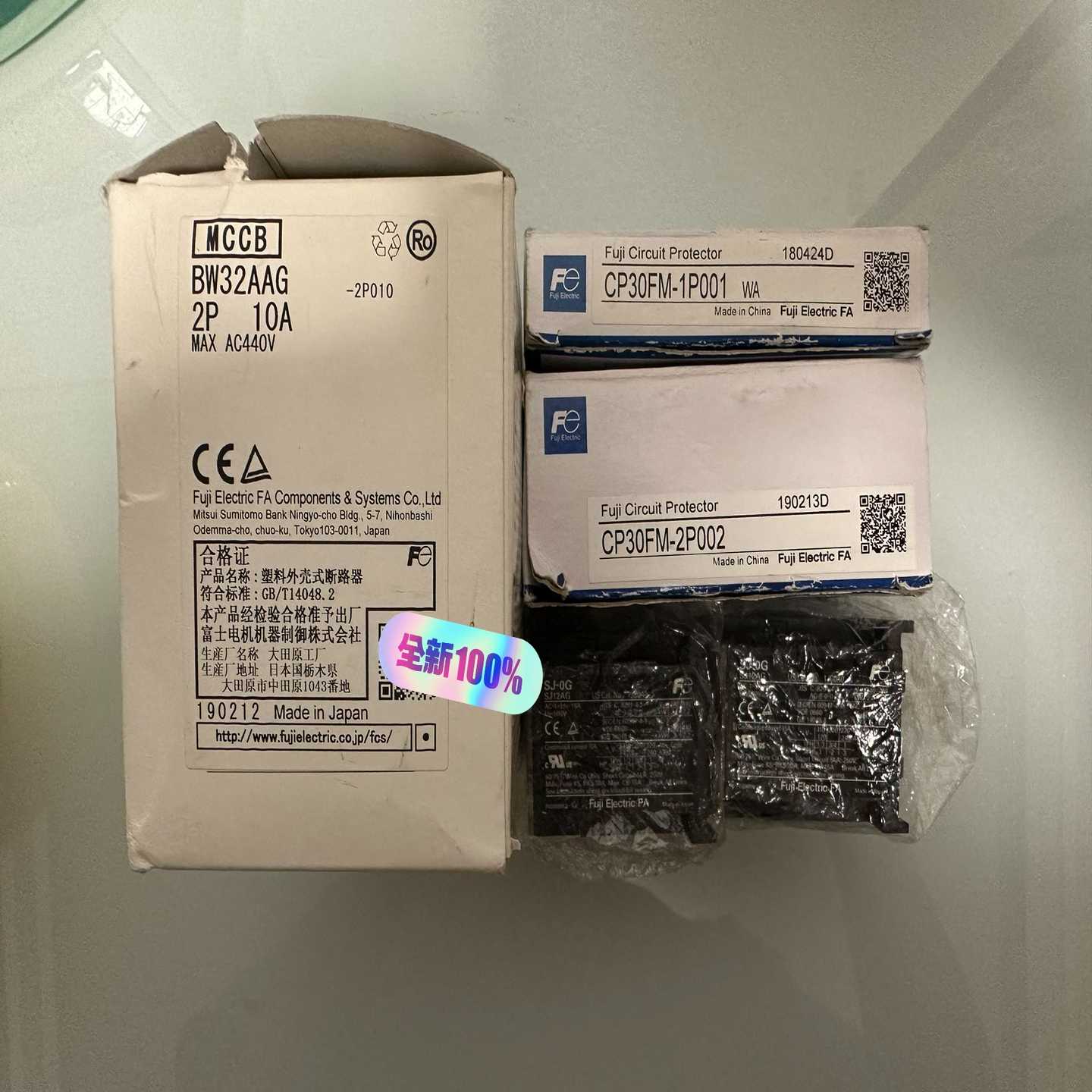 FUJI断路器接触器，BW32AAG，CP30FM-1P~询价