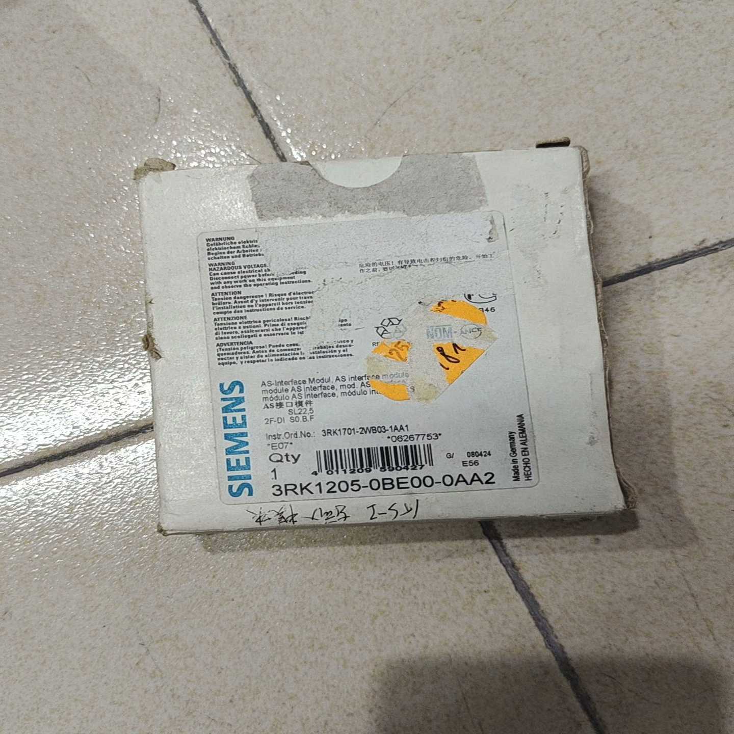 (询价)3RK1205-0BE00-0AA2包