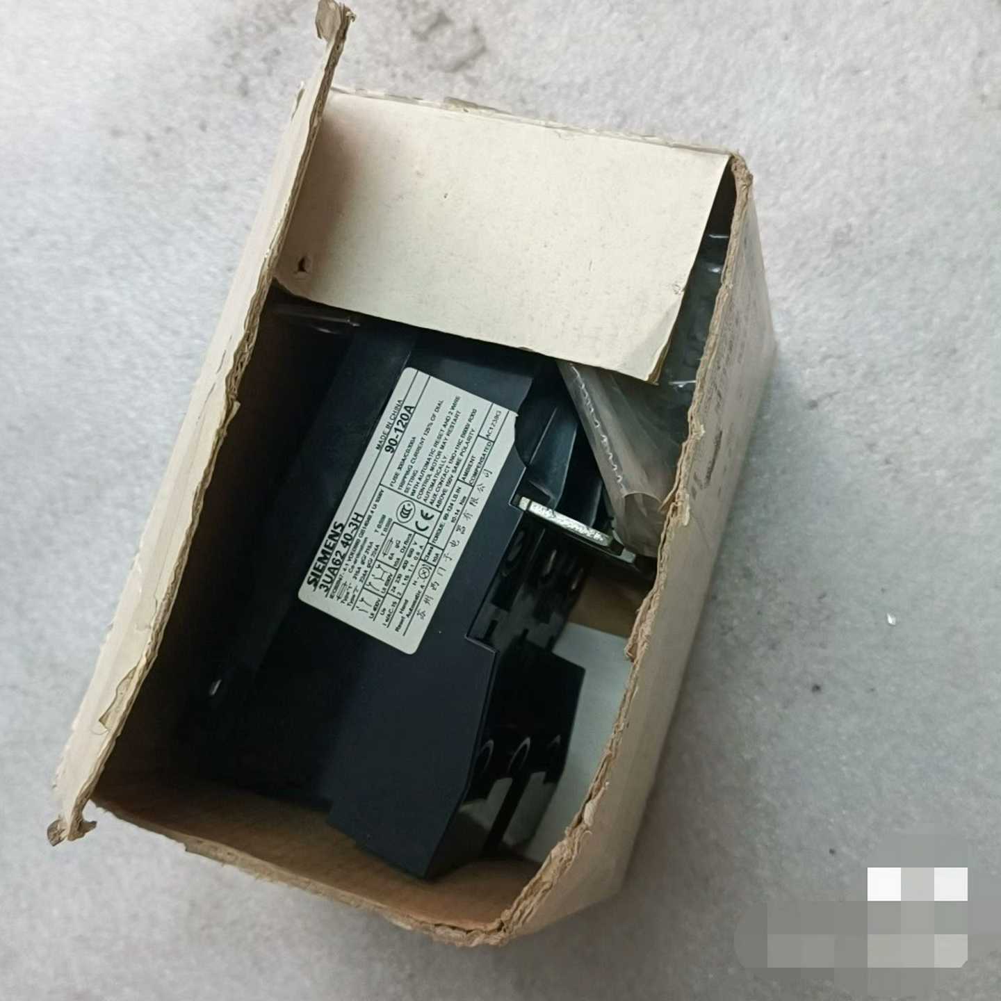 询价SIEMENS西门子3UA6240-3H热过载继电器