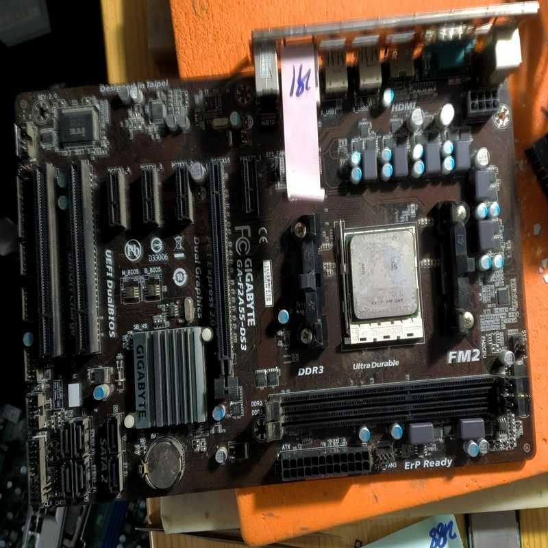 技嘉F2A55一DS3大板带AD740U正常使用不支持集显~询价