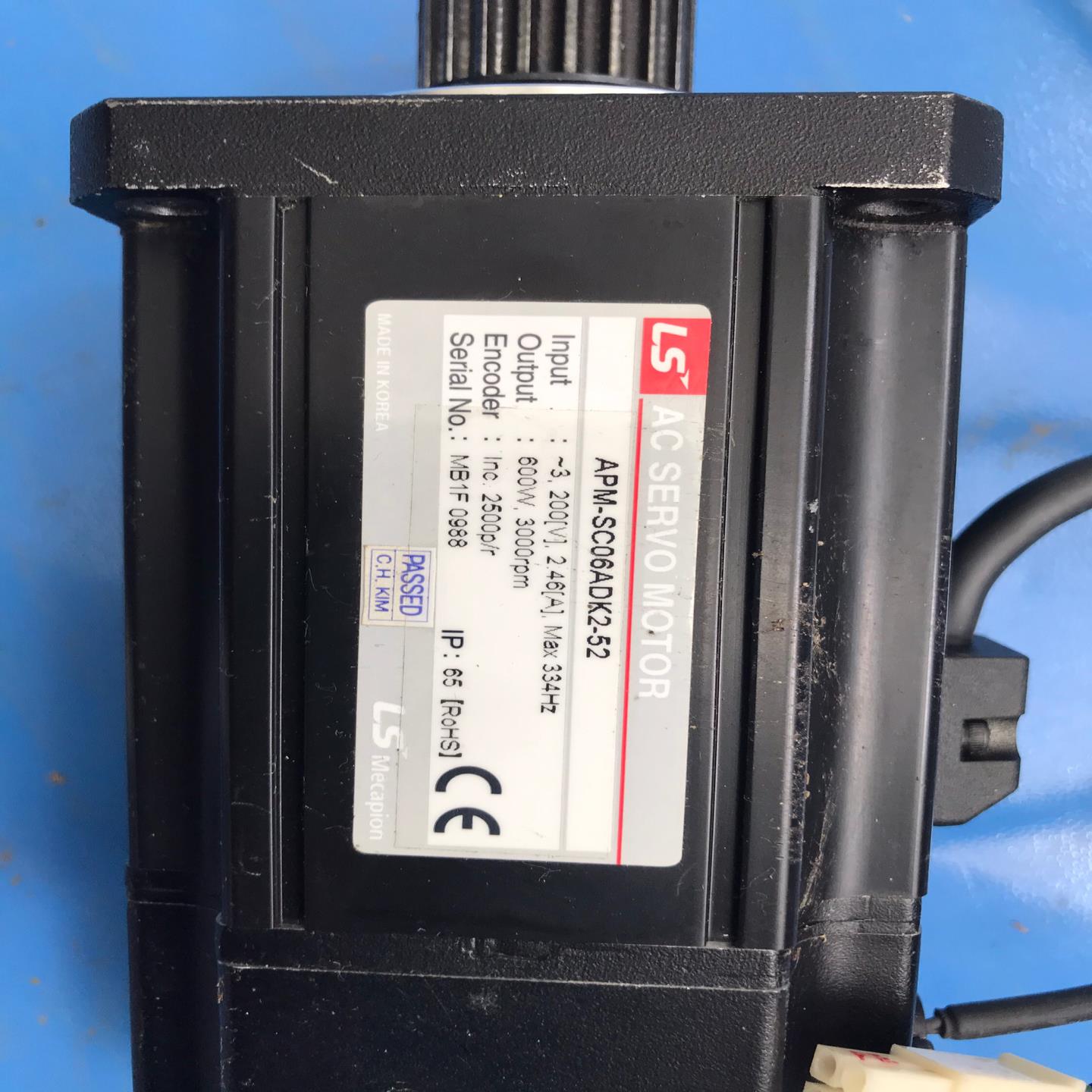 LS产电伺机电机APM-SC06ADK2-52  (600W~询价