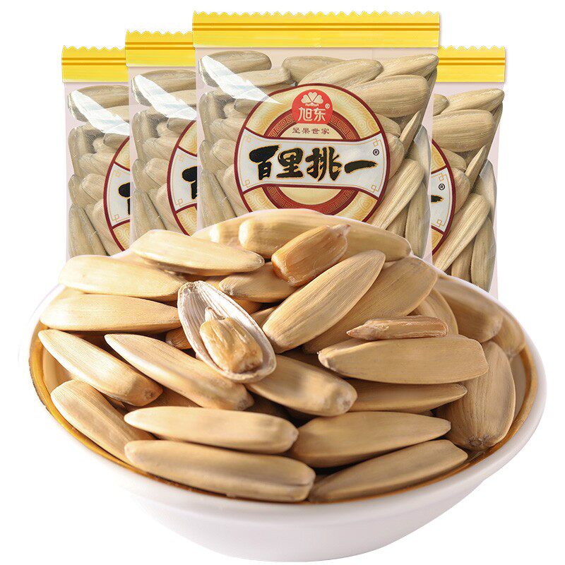 旭东百里挑一五香味脱皮葵瓜子500g香瓜子独立小包休闲零食量贩装