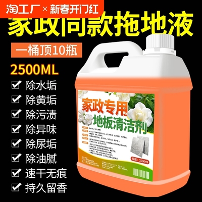 地板清洁剂瓷砖木地板拖地专用清洁液杀菌清香强力去污清洗剂水印