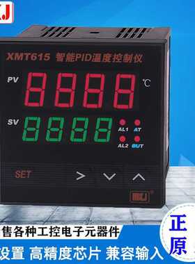 北京汇邦电子温控器XMT615智能双数显PID恒温控仪SSR继电器自动