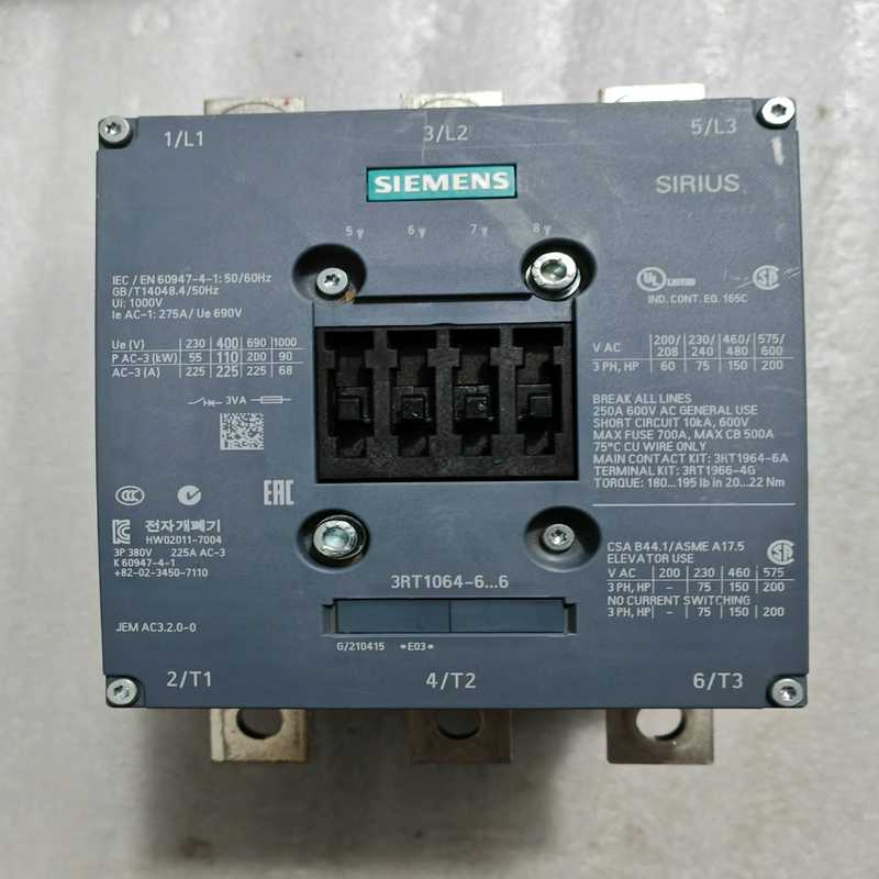 SIMENS西门子接触器3RT1064-6AP36拆机现货实--议价商品