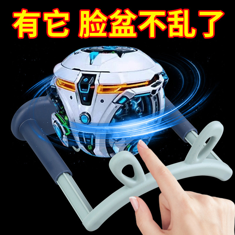 可伸缩壁挂脸盆架卫生间厕所免打孔盆架洗浴室脚盆收纳沥水置