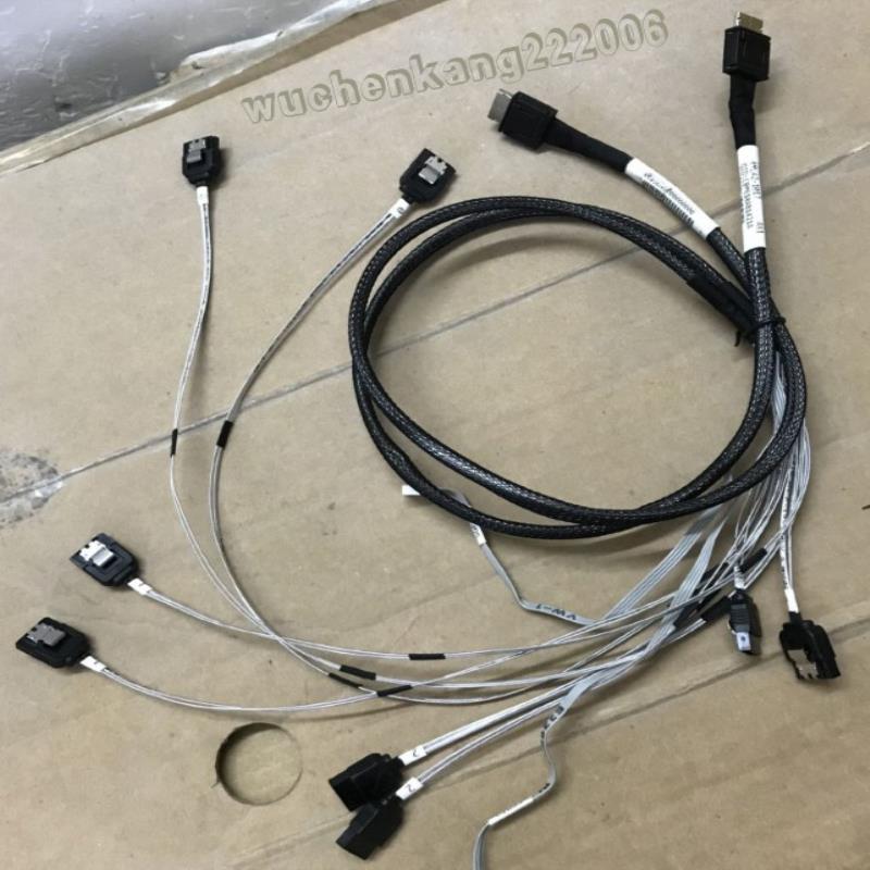 ** 原装OCuLink NVMe转SATA硬盘数据线 SFF-8611转一分四SA