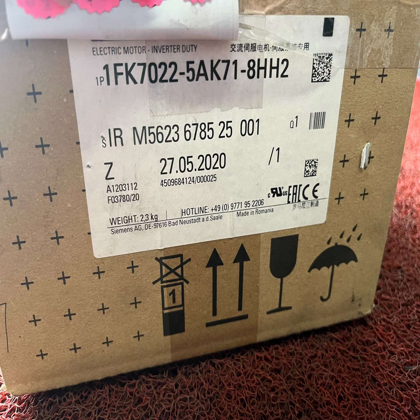 询价拍~ 电机1FK7022-5AK71-8HH2