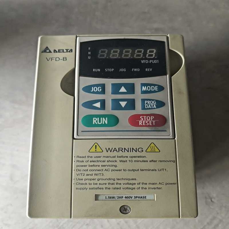 （霸霸电子）台达B系列变频器VFD015B43A/VFD007B43A功