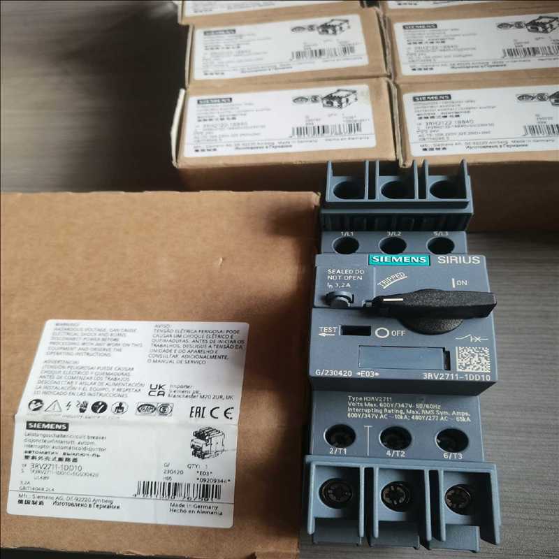 议~西门子断路器3RV2711-1DD10全新原装正品