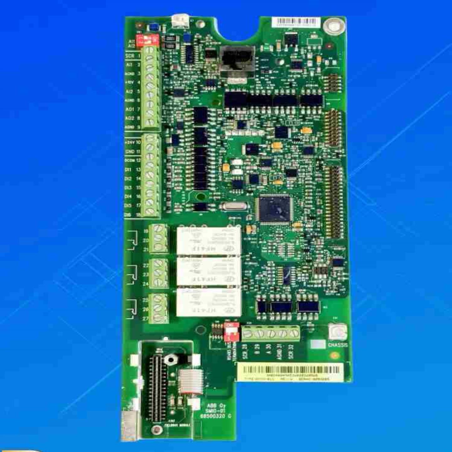 ABB变频器ACS510系列CPU板端子信号控制io主板SM（地坛设备）