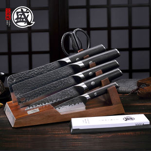 日本三本盛厨房刀具套装菜刀厨具全套组合家用切菜刀锻打十大