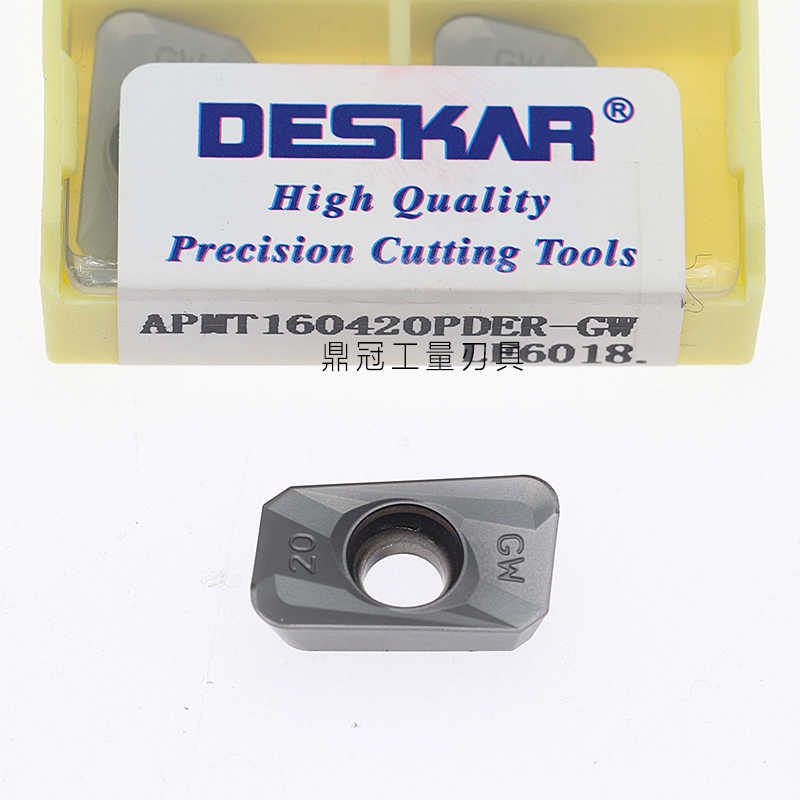 DESKAR戴斯卡数控铣刀片 APMT160420PDER- LF6018 R角2.0