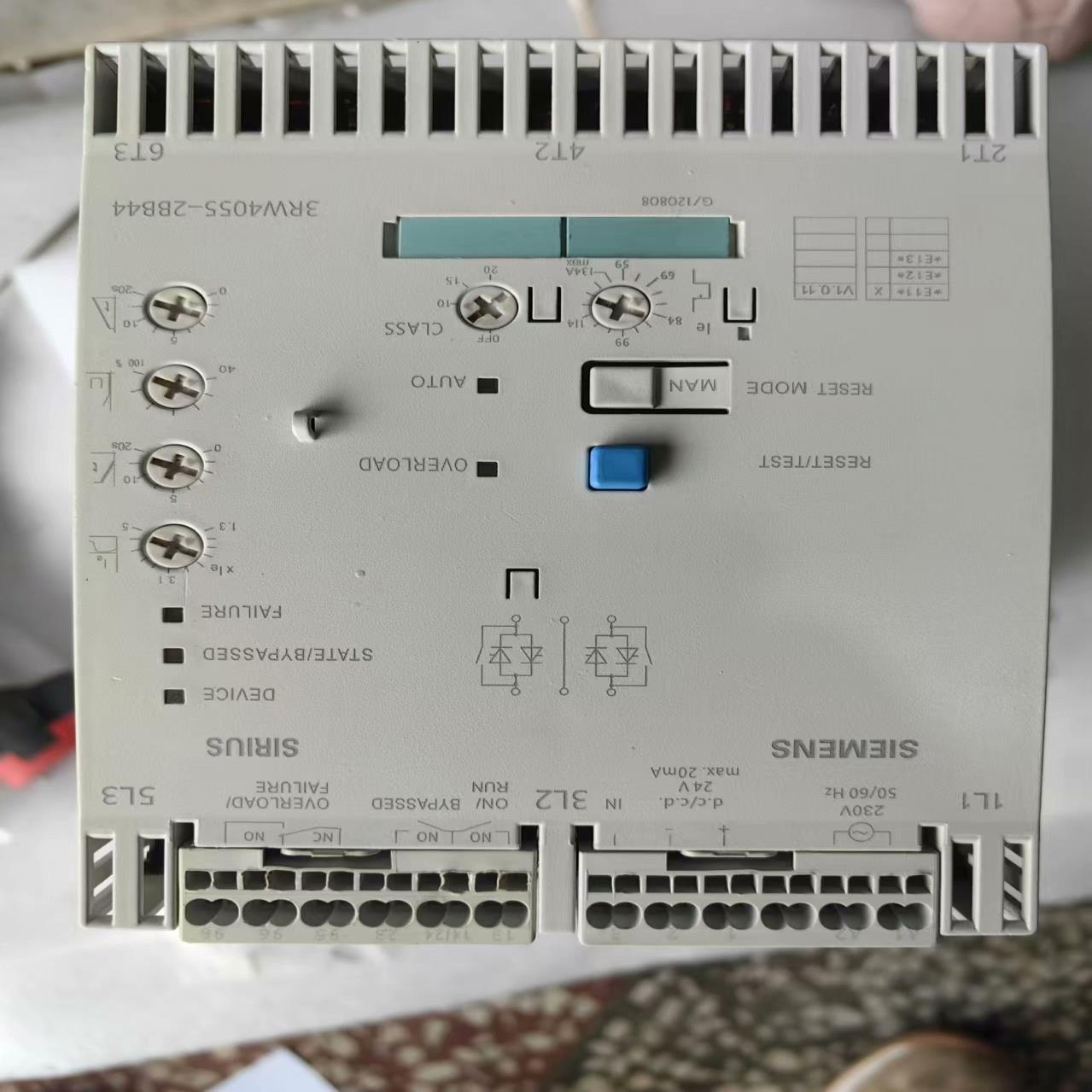 西门子ABB软启动器3RW4055-2BB44【南风商行】