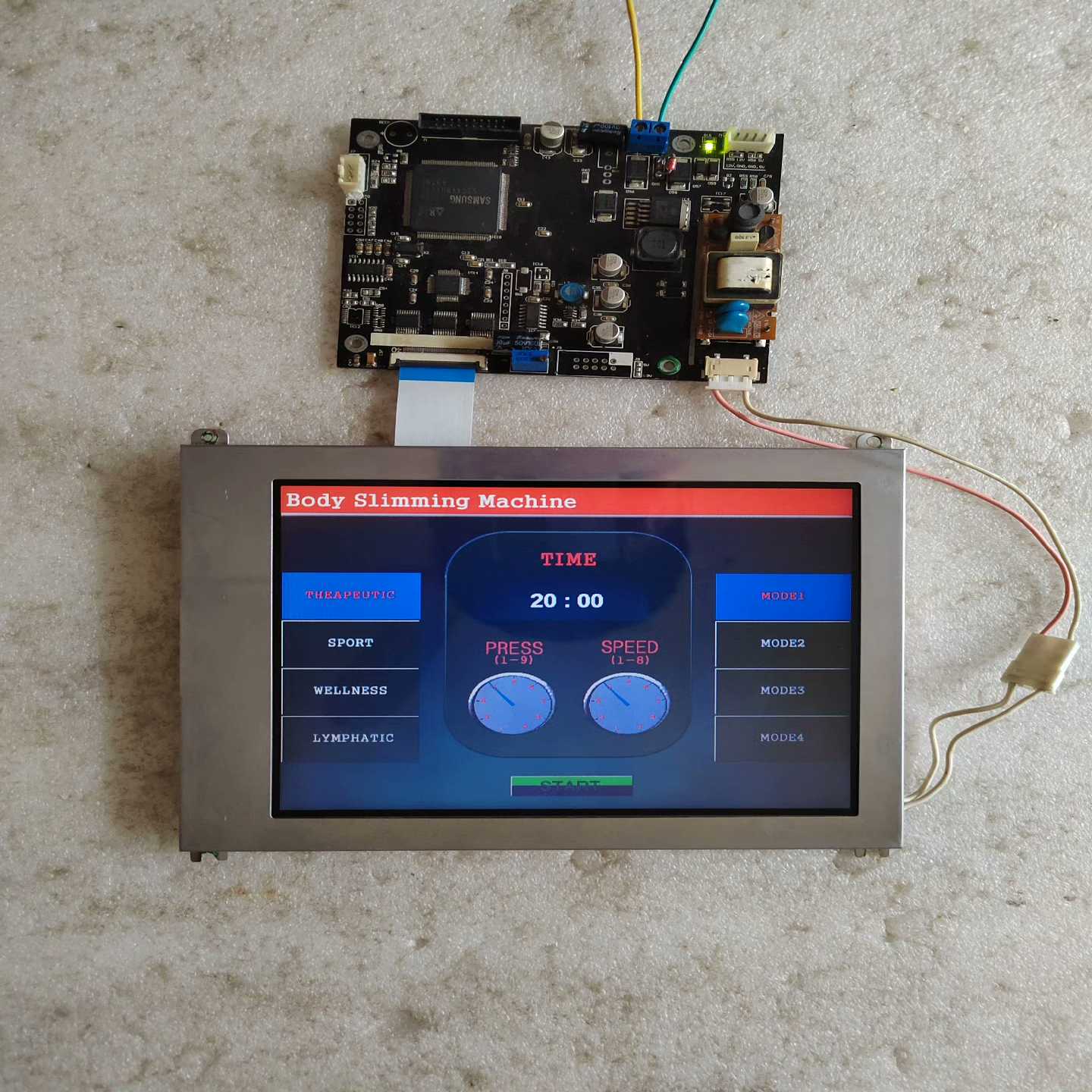 的光王液晶屏DMF-50940NC-FW-5实物（电子设备）