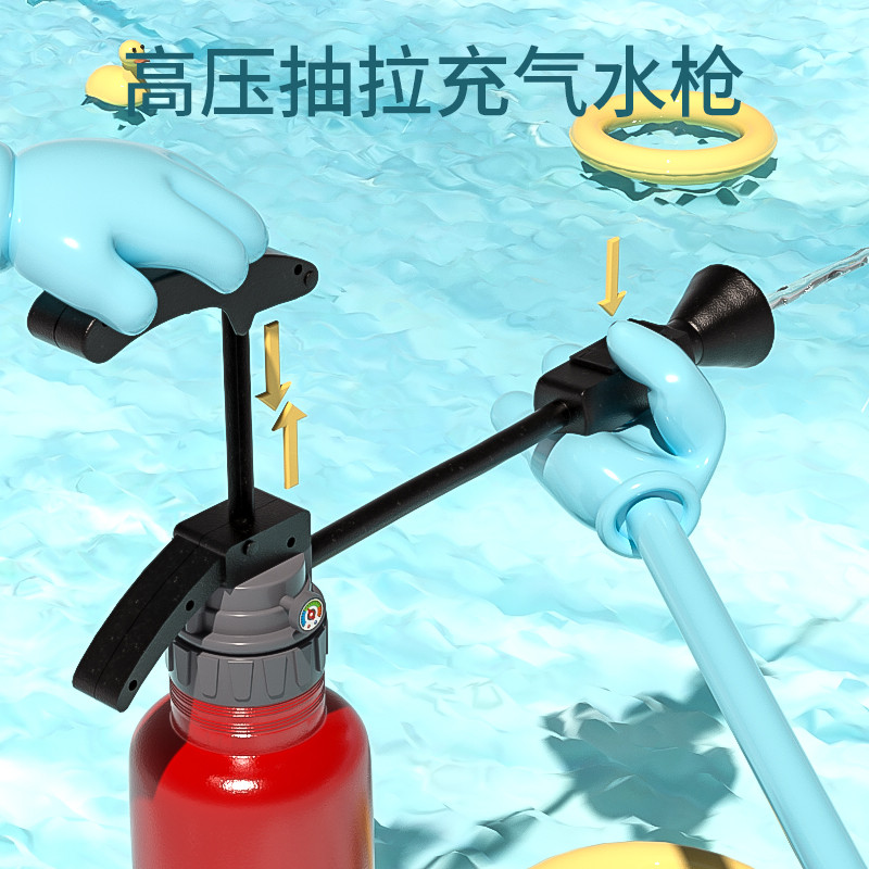 儿童仿真水枪宝宝消防员灭火器玩具男女孩打水仗喷水大容量射程远