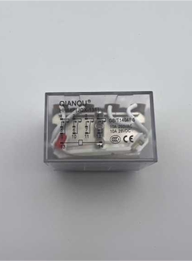 QIANOU前欧 小型电磁中间继电器 HH64PL 直流电 ≤36V 大10A