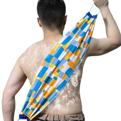 强力新款双层搓澡巾家用长条粗砂搓背巾洗澡搓澡巾加宽加长