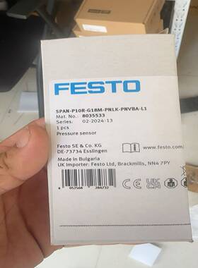 FESTO费斯托8035533压力传感器SPAN-P10R-一议价商品