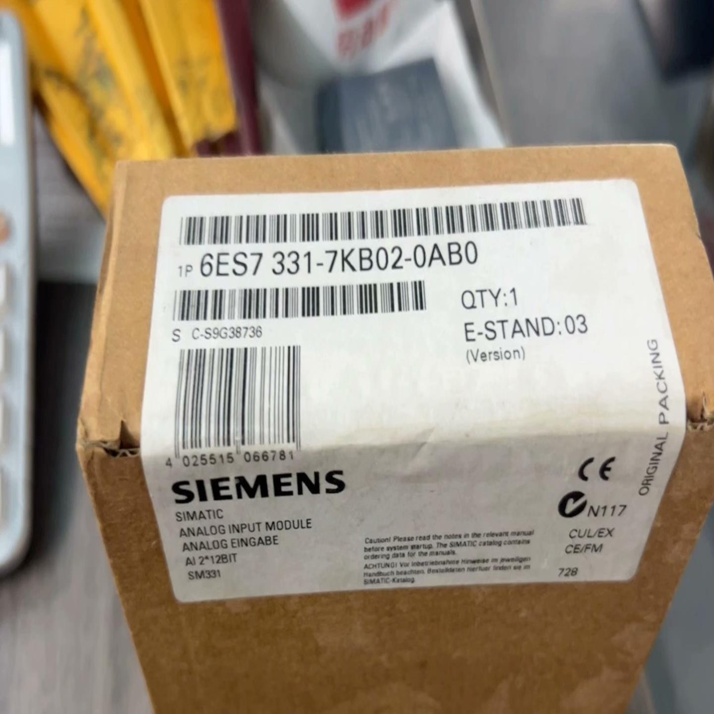 6ES7331-7KB02-0AB0S7-300模块，~询价