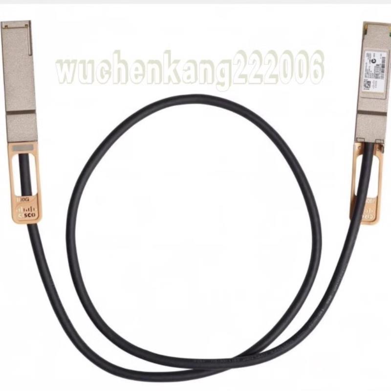 **全新Cis co QSFP-100G-CU1M 100GBASE-CR4连接线DAC堆叠