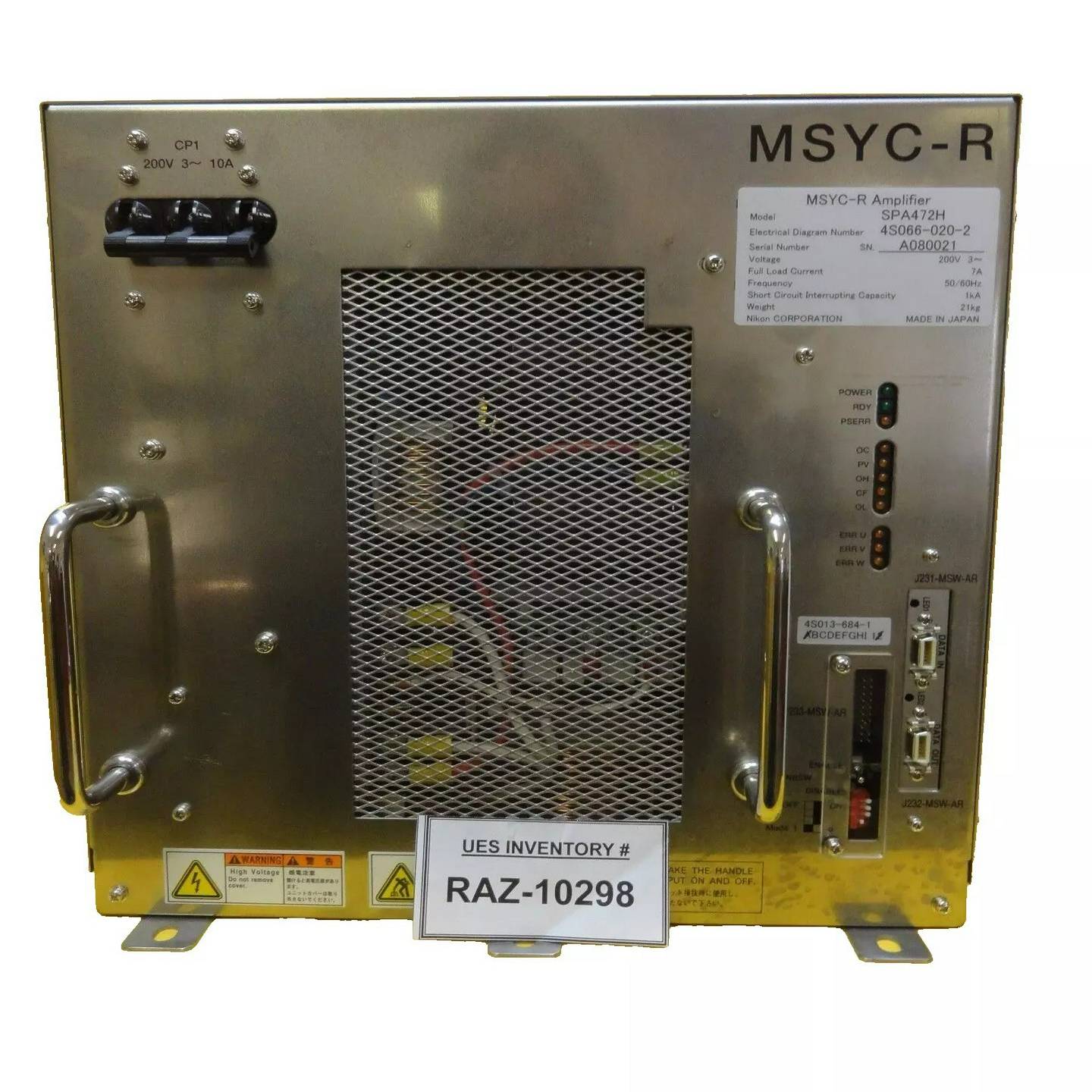 【请询价】Nikon Precision 4S066-020-2 MS