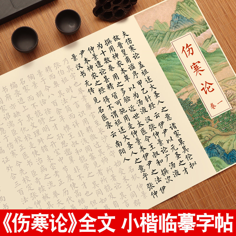 伤寒论小楷毛笔临摹字帖张中医经典软笔练字帖成人楷书大医精