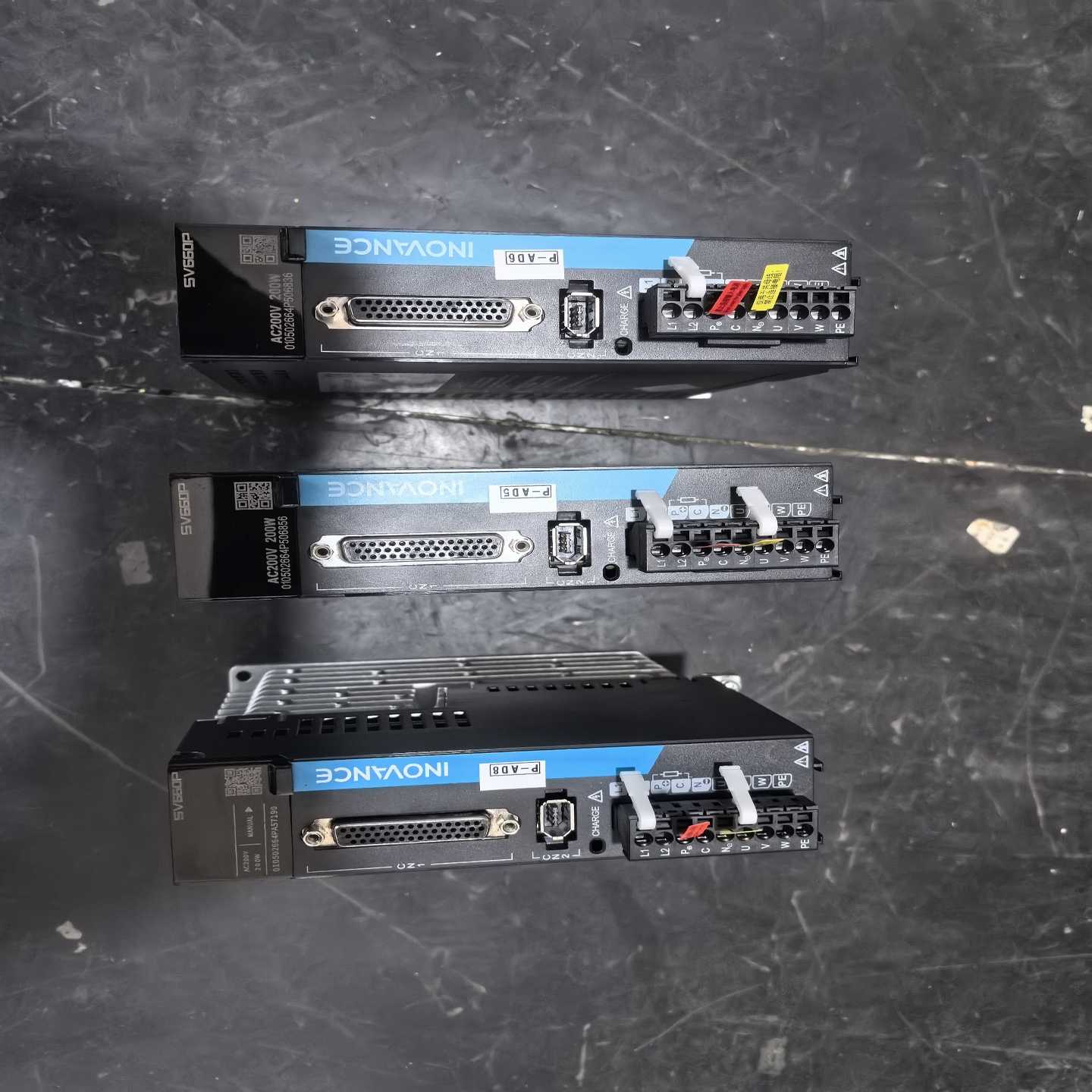 汇川驱动SV660PS1R6I三台，仅装机测试，成色如图~询价