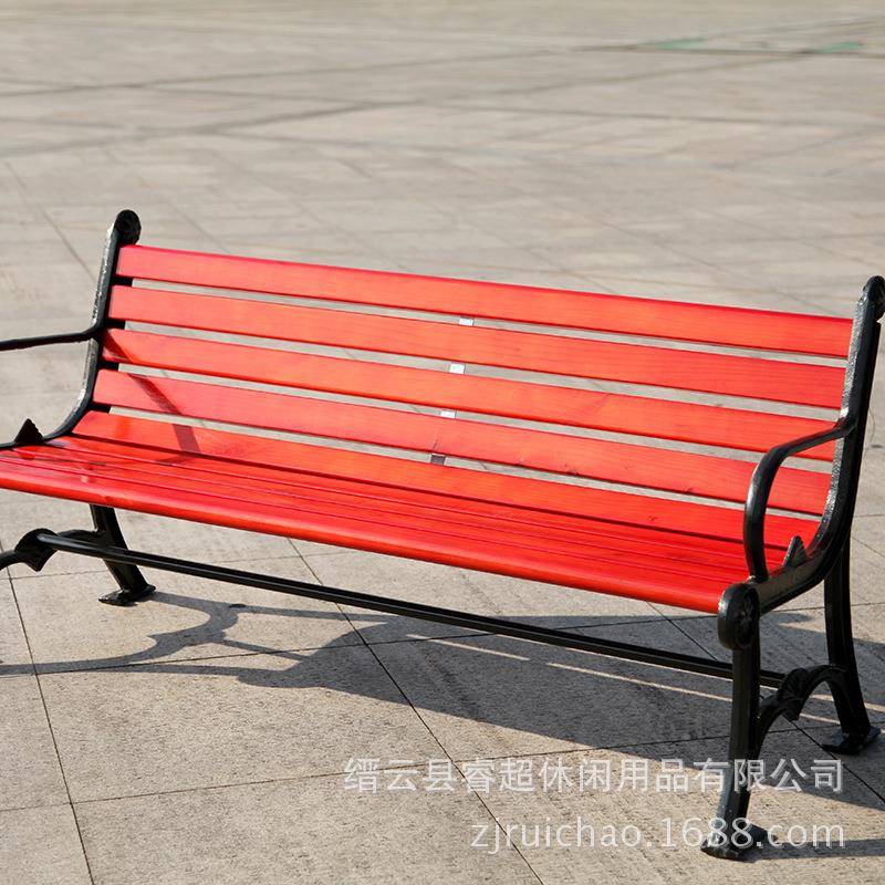 户外铸铁实木公园长椅休闲椅长凳子排椅浴室更衣椅公园椅子物业