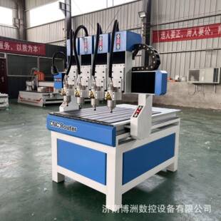 小型广告木工雕刻机多头木工浮雕机6090雕刻机