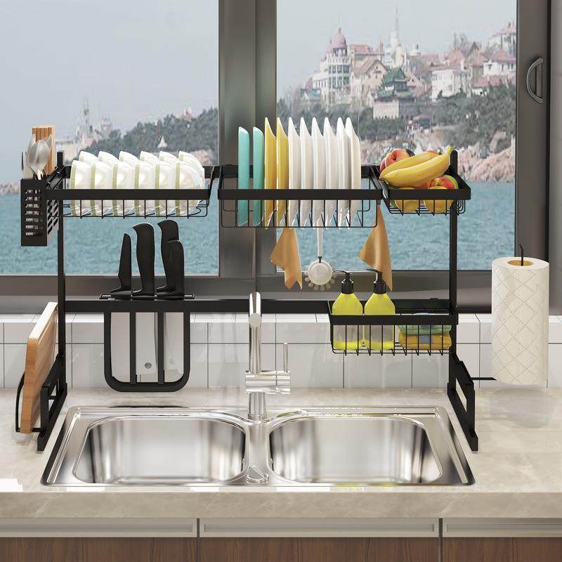 不锈钢厨房水槽置物架水池上放碗沥水架多功能碗盘台面收纳洗碗架,农用物资,其他肥料,淘宝优惠券,粉丝福利购,淘宝优惠卷