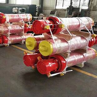 现货供应山东海沃多级缸自卸车油缸吊耳油缸发货及时液压缸活塞杆