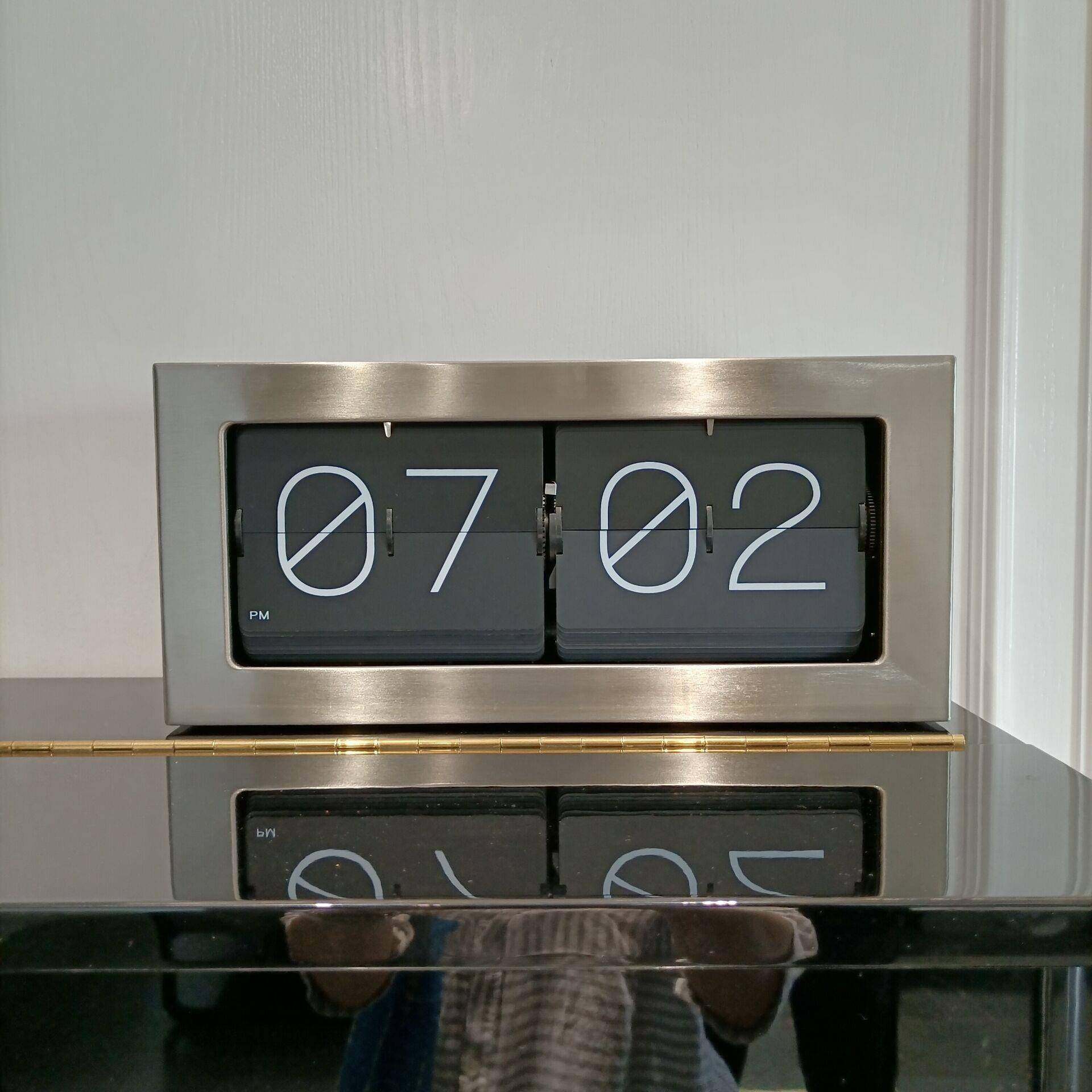 大号翻页座钟台钟时尚客厅翻牌钟钟客厅座钟大叶片座钟齿轮表,家装灯饰光源,其它灯具灯饰,淘宝优惠券,粉丝福利购,淘宝优惠卷