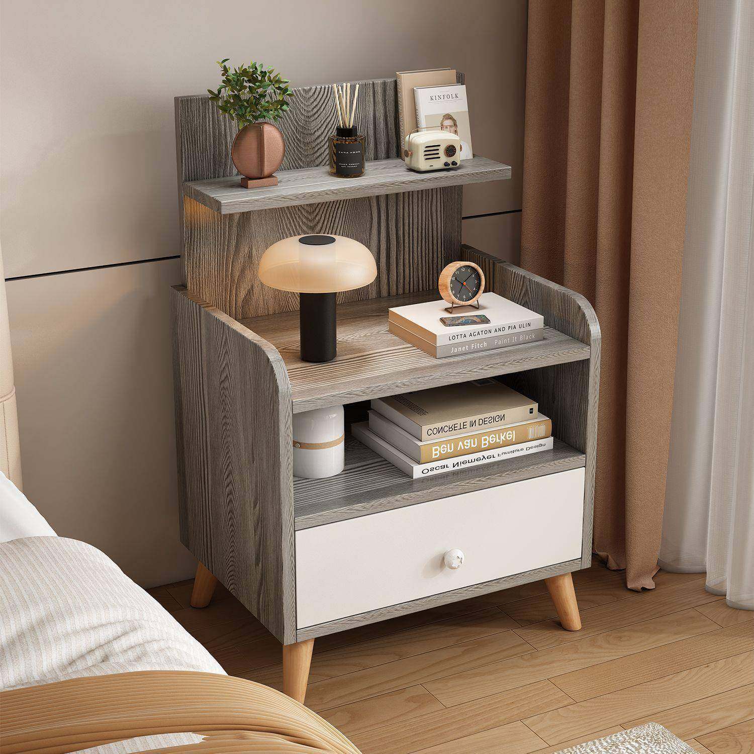 床头柜卧室家用床头收纳柜简约现代小户型储物柜组装出租屋床边柜,鲜花速递/花卉仿真/绿植园艺,割草机/草坪机,淘宝优惠券,粉丝福利购,淘宝优惠卷