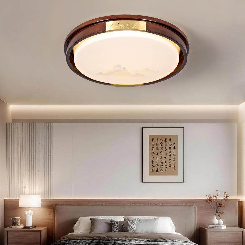 新中式全铜实木中国风灯客厅餐厅卧室灯具别墅高端大气饭厅吸顶灯,家装灯饰光源,其它灯具灯饰,淘宝优惠券,粉丝福利购,淘宝优惠卷