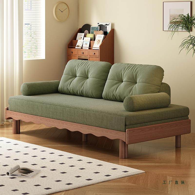北欧白蜡木沙发床折叠两用客厅小户型现代灯芯绒新款全实木沙发床,家装灯饰光源,其它灯具灯饰,淘宝优惠券,粉丝福利购,淘宝优惠卷
