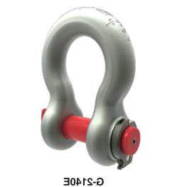 科索比CrosbyG2140EG2160E锻造合金钢带有螺栓紧固系统宽体卸扣